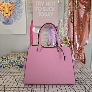 Pink Crystal Handle Bag